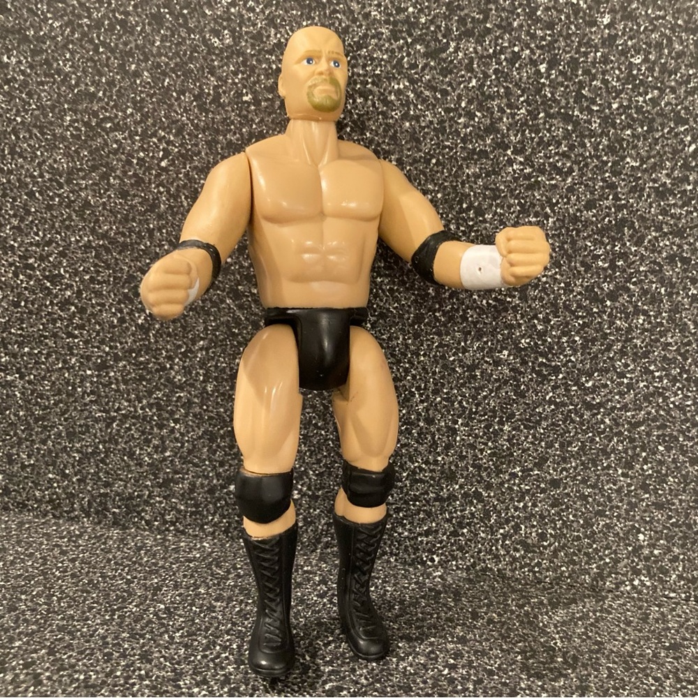 Vintage WWF 1997 Jakks Pacific Stone Cold Steve Austin action figure 7 inch